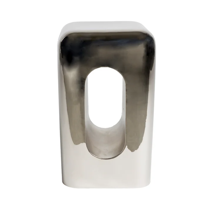 Zuiver - Creek side table, H 48 cm, chrome