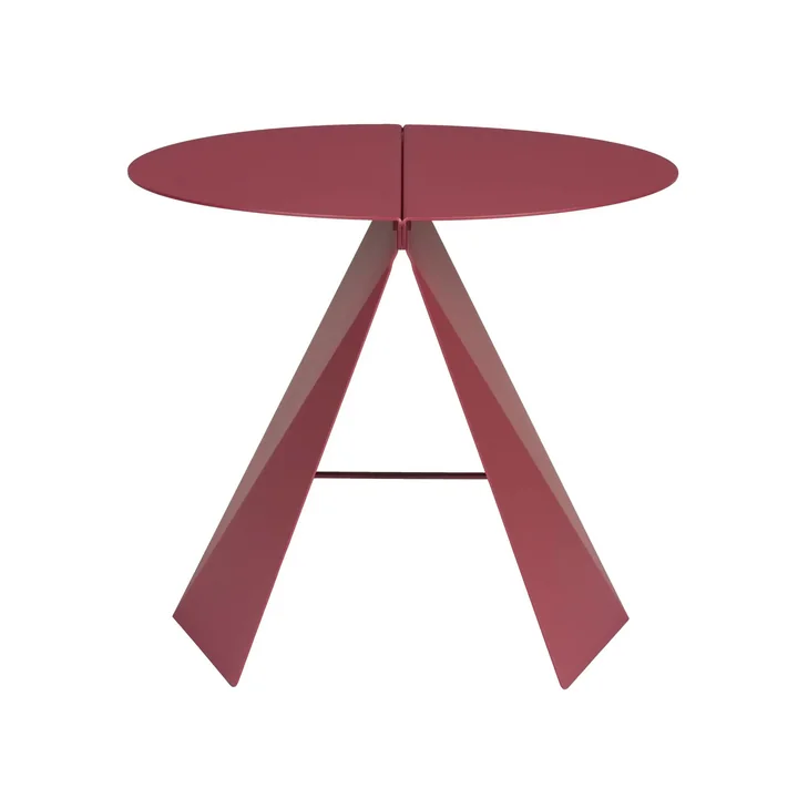 Zuiver - Foldy Side table, foldable, marsala red