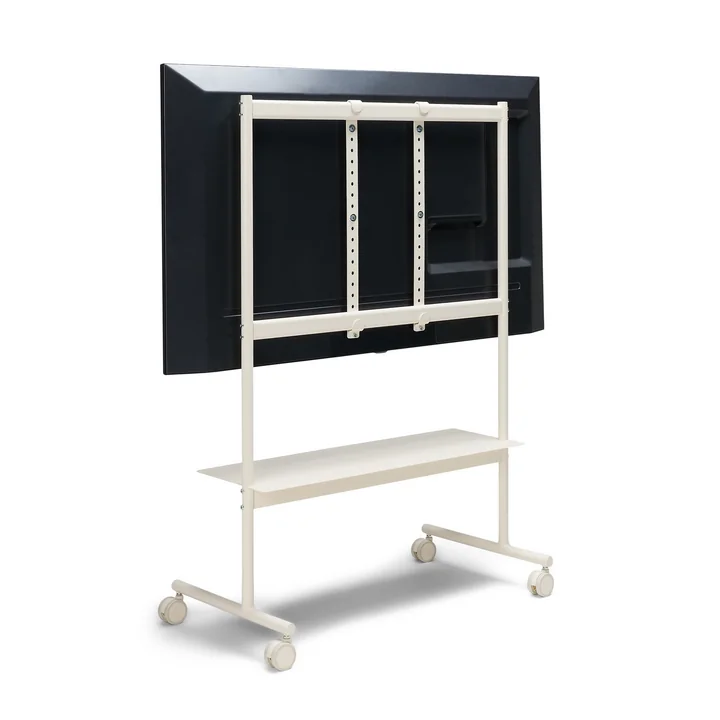 Pedestal - Rover TV stand, 40 - 70 inch, pearl