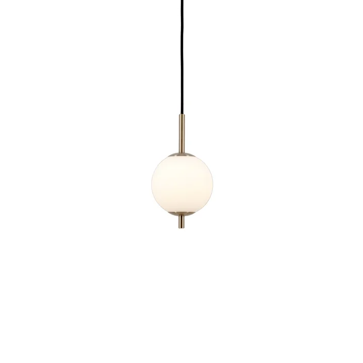 Umage - Audrey 1 LED pendant light, brass / opal glass