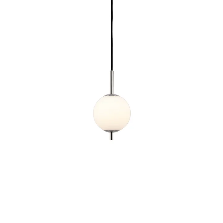 Umage - Audrey 1 LED pendant light, steel / opal glass
