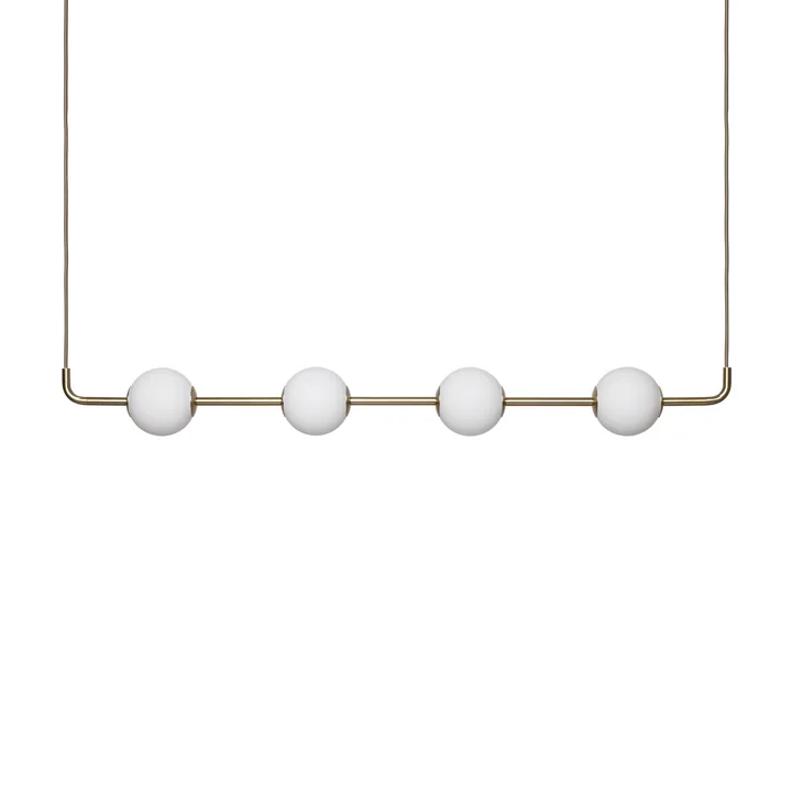 Umage - Audrey Linear LED pendant light, brass / opal