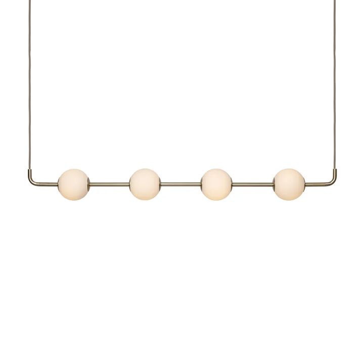 Umage - Audrey Linear LED pendant light, brass / opal