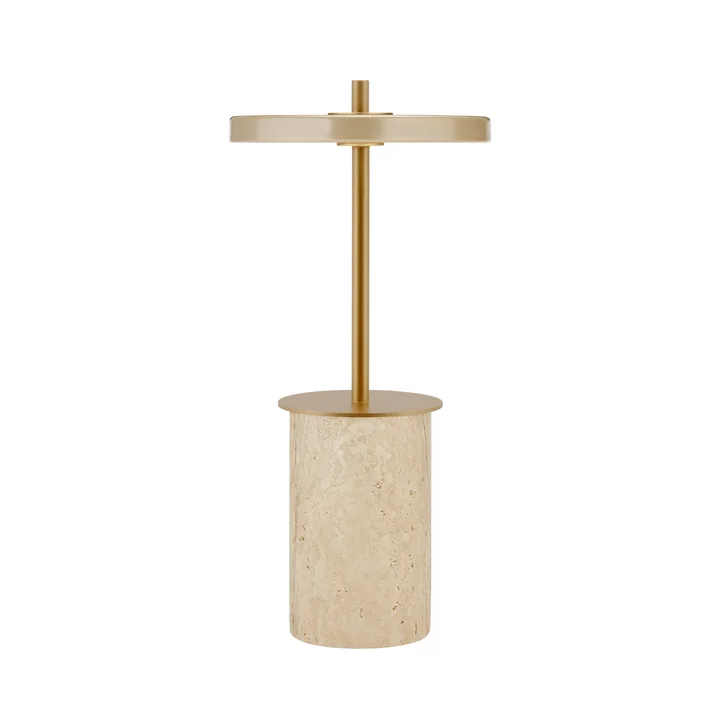 Umage - Asteria Move Mini, LED table lamp, brass / clay