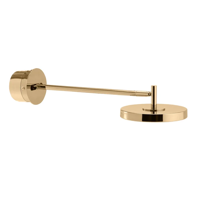 Umage - Asteria LED wall light, long, monochrome / polished brass (Hardwire)