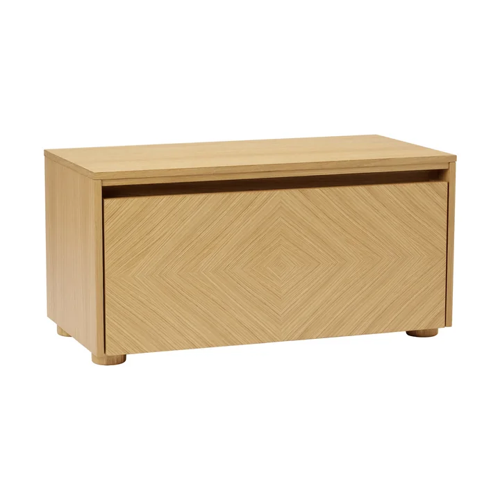 Umage - Hideaway Storage bench, rasterized oak