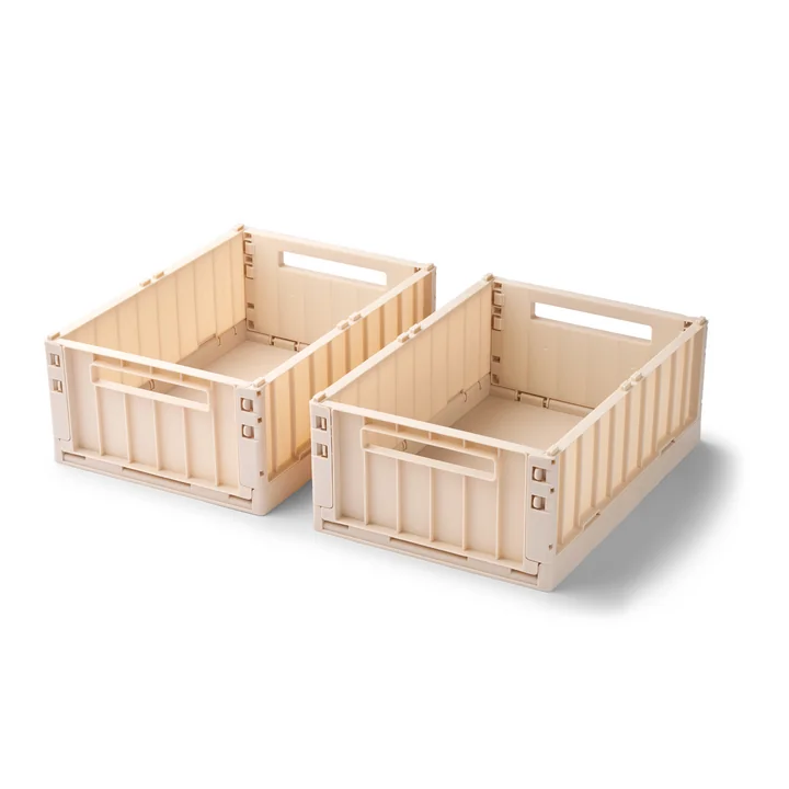LIEWOOD - Weston Storage box, 36 x 25 x 13.5 cm, apple blossom (set of 2)