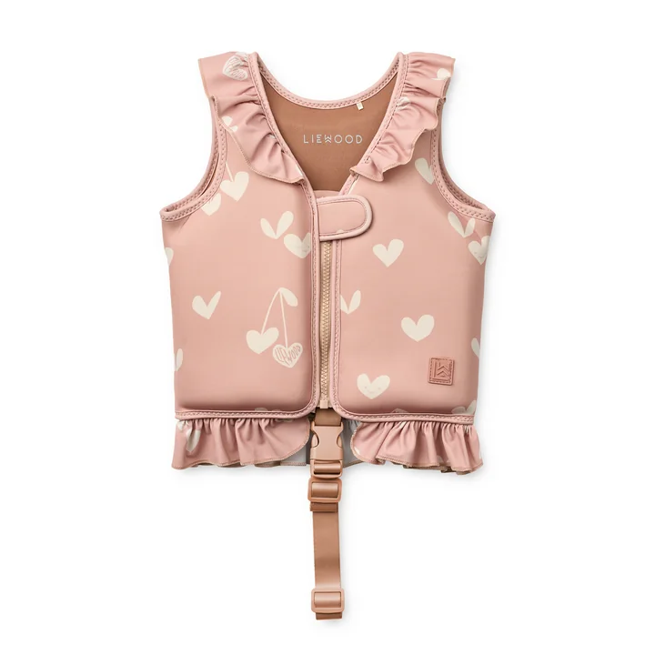 LIEWOOD - Dove Life jacket with ruffles, Sweethearts, pale tuscuny
