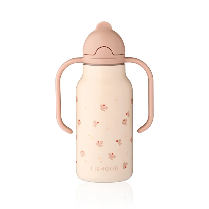 LIEWOOD - Kimmie printed bottle, 250 ml, mini Butterfly / apple blossom