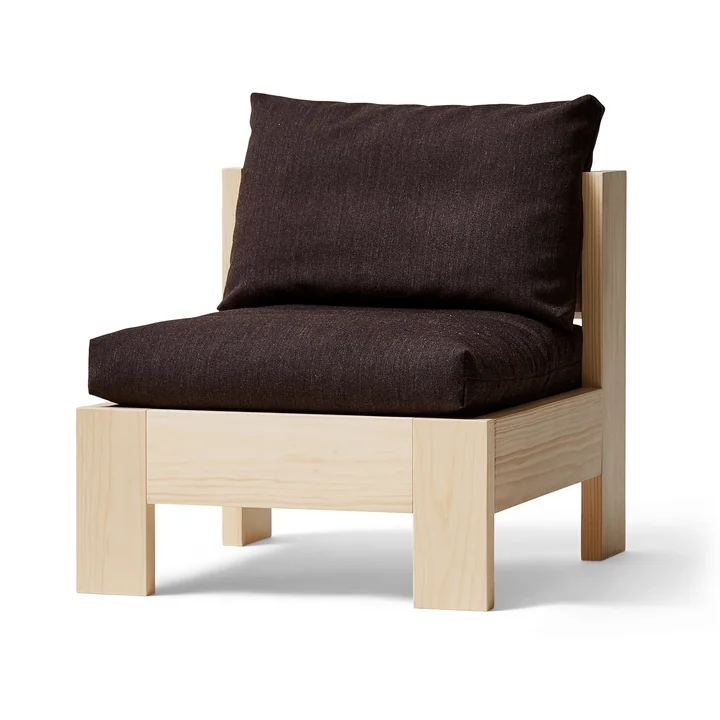Form & Refine - Icon Lounge chair, matt lacquered pine