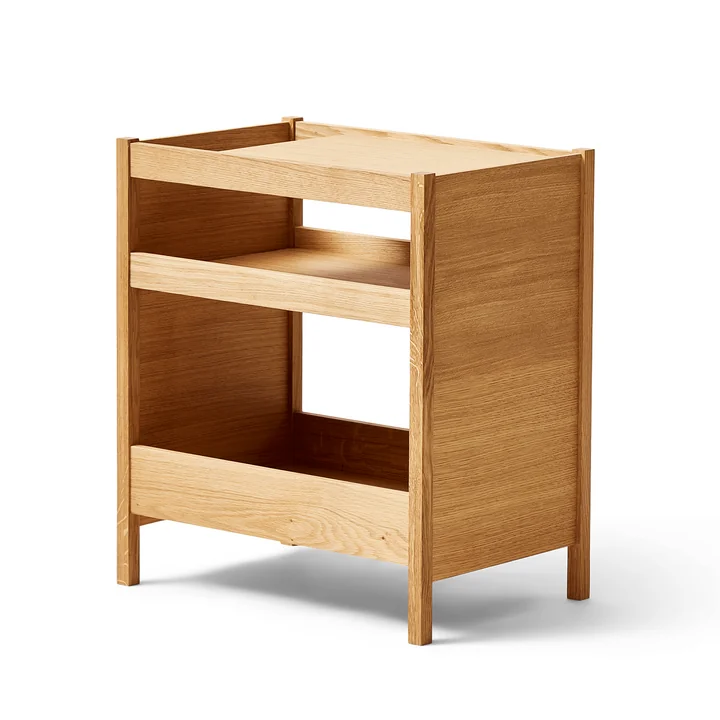 Form & Refine - Journal Side table, natural oak