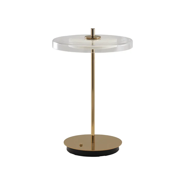 Umage - Asteria Move LED Table lamp, polished brass / glass