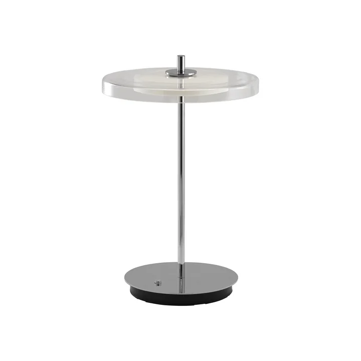 Umage - Asteria Move LED Table lamp, polished steel / glass