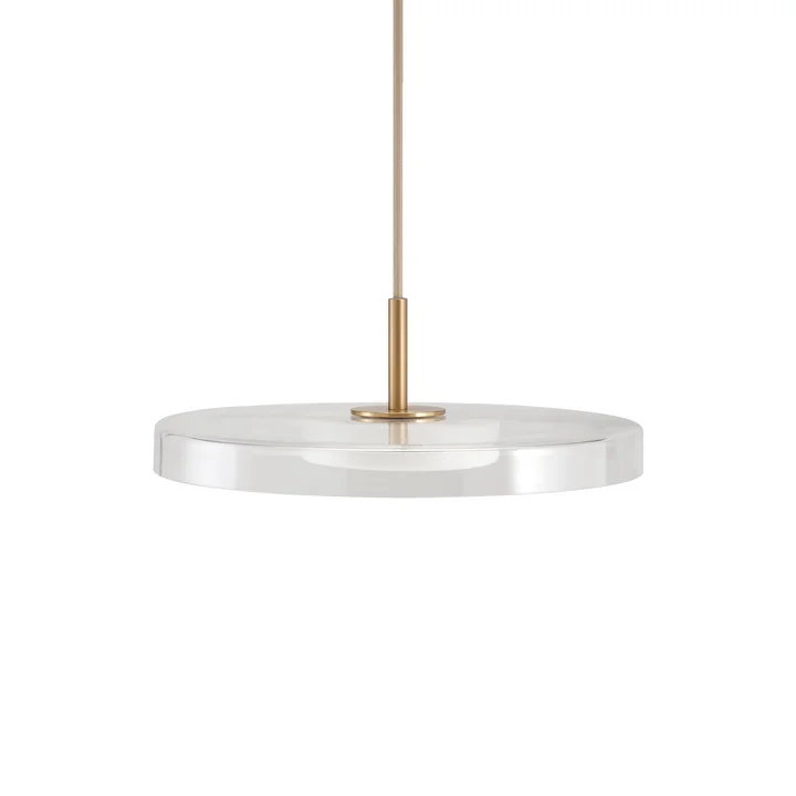 Umage - Asteria Mini LED pendant light, brass / glass