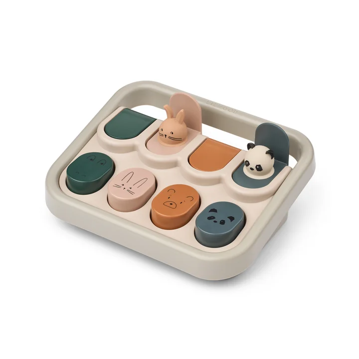 LIEWOOD - Aviva pop up toy, sandy multi mix