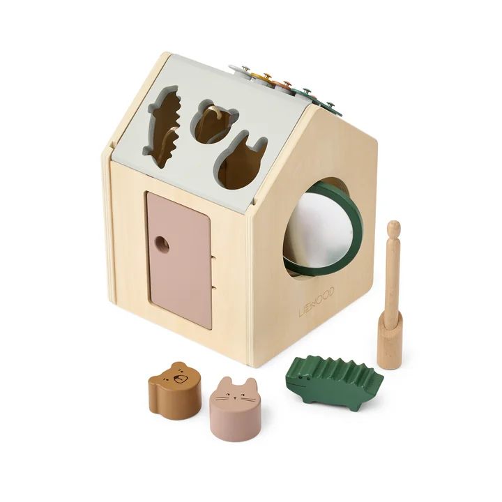 LIEWOOD - Lucas activity toy, tuscuny rose multi mix