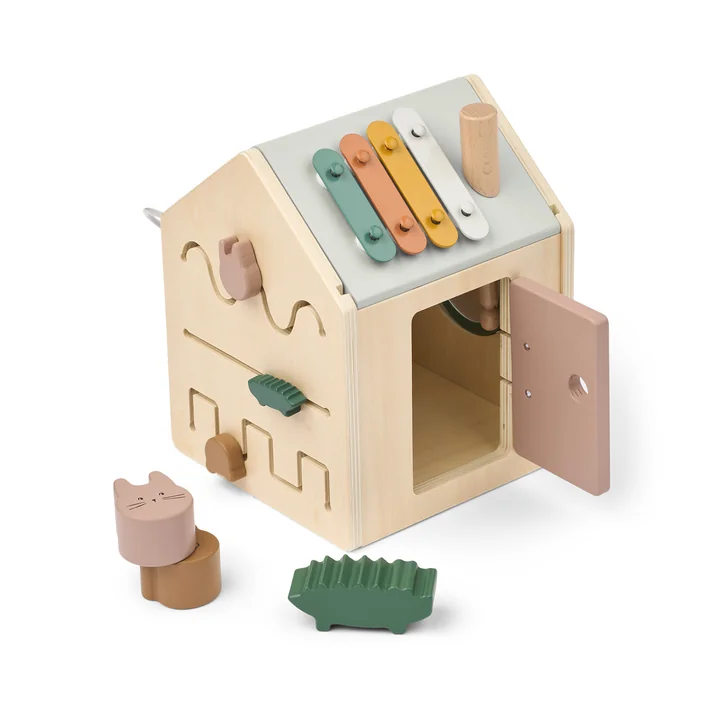 LIEWOOD - Lucas activity toy, tuscuny rose multi mix