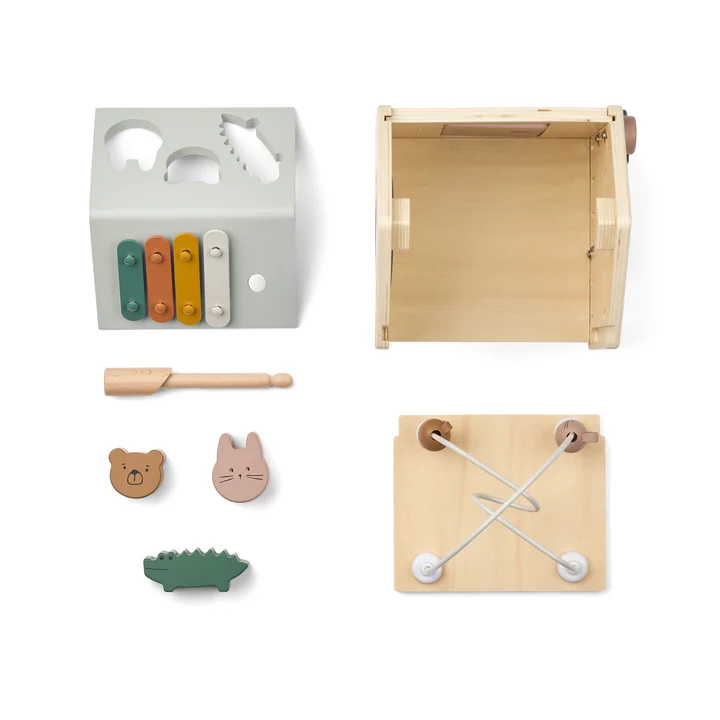 LIEWOOD - Lucas activity toy, tuscuny rose multi mix