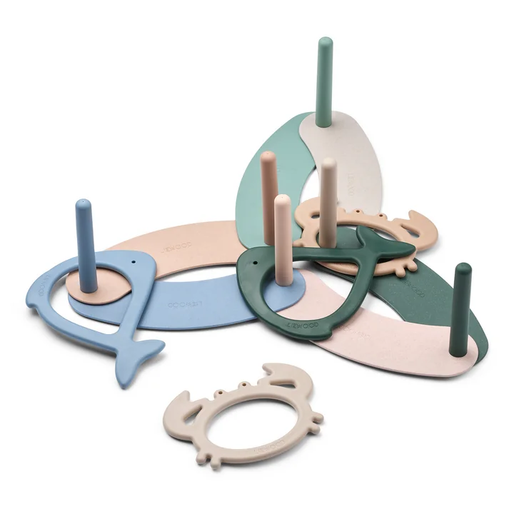LIEWOOD - Noova Ring toss game, peppermint multi mix