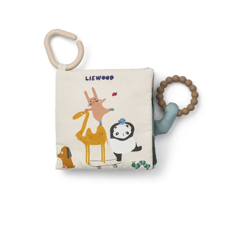 LIEWOOD - Fey fabric book, around the world / sandy