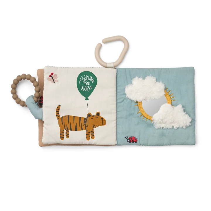 LIEWOOD - Fey fabric book, around the world / sandy