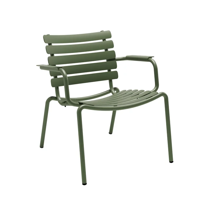 HOUE - ALUA Outdoor Lounge Chair, olive green