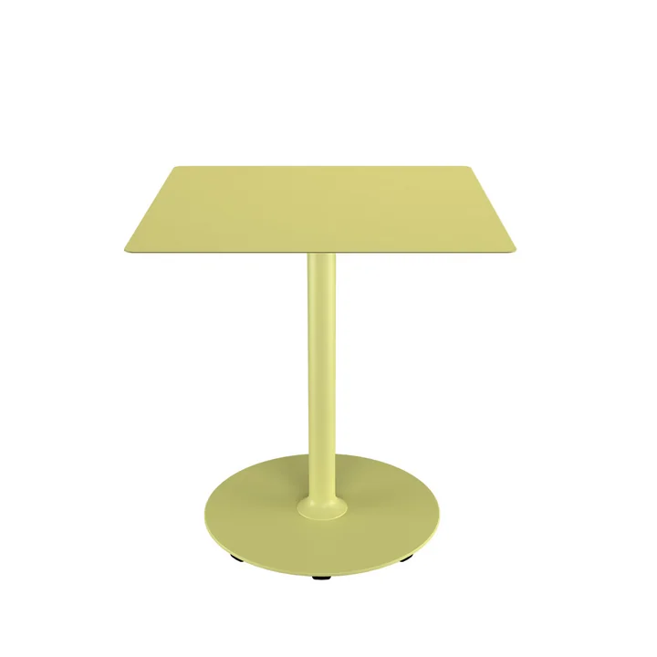 HOUE - Pico Garden table, 70 x 70 cm, round frame, lemon zest