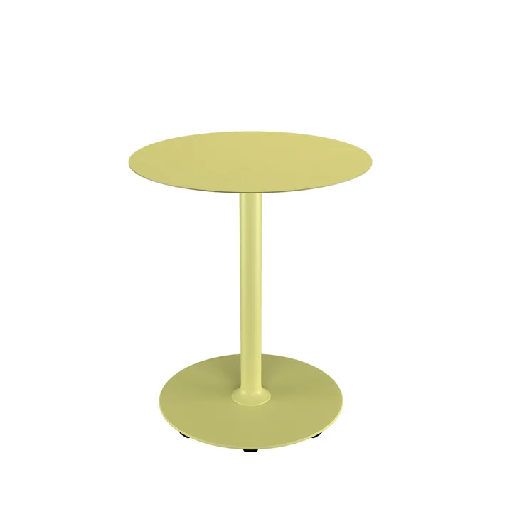 HOUE - Pico Garden table, Ø 64 cm, round frame, lemon zest