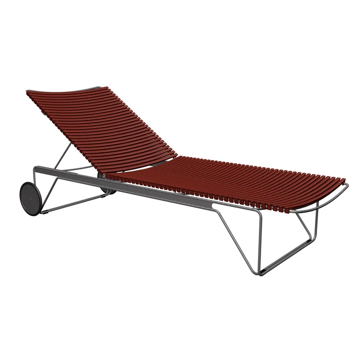 HOUE - CLICK Chaise Longue adjustable, paprika