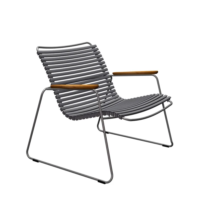 HOUE - CLICK Roomy Outdoor Lounge Chair, dark gray