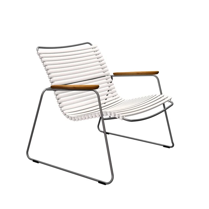 HOUE - CLICK Roomy Outdoor Lounge Chair, muted white