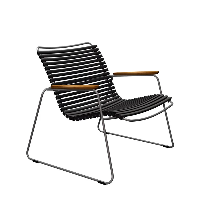 HOUE - CLICK Roomy Outdoor Lounge Chair, black