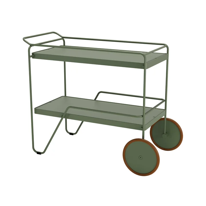 HOUE - CLICK Serving trolley, olive green