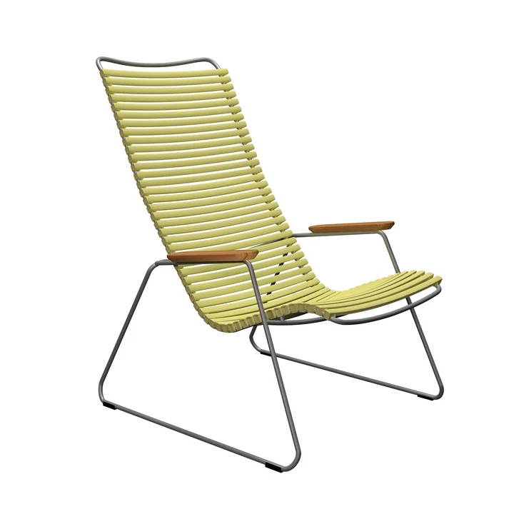 HOUE - CLICK Outdoor Lounge Chair, lemon zest