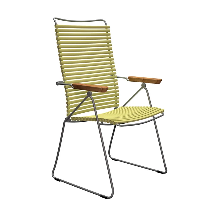 HOUE - CLICK Position outdoor armchair, lemon zest