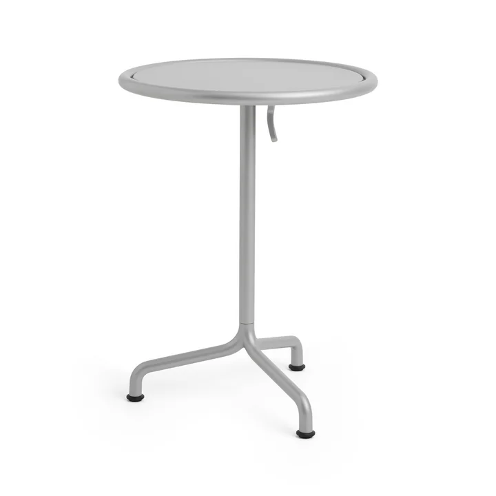 HAY - Deville Table, outdoor, Ø 55 cm, silver gray