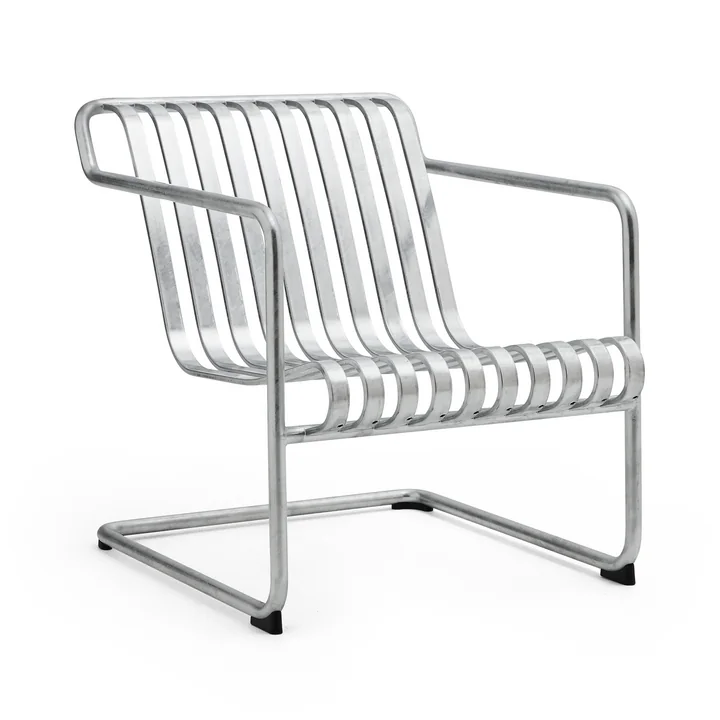 HAY - Palissade Cantilever Lounge Chair Low, hot galvanized