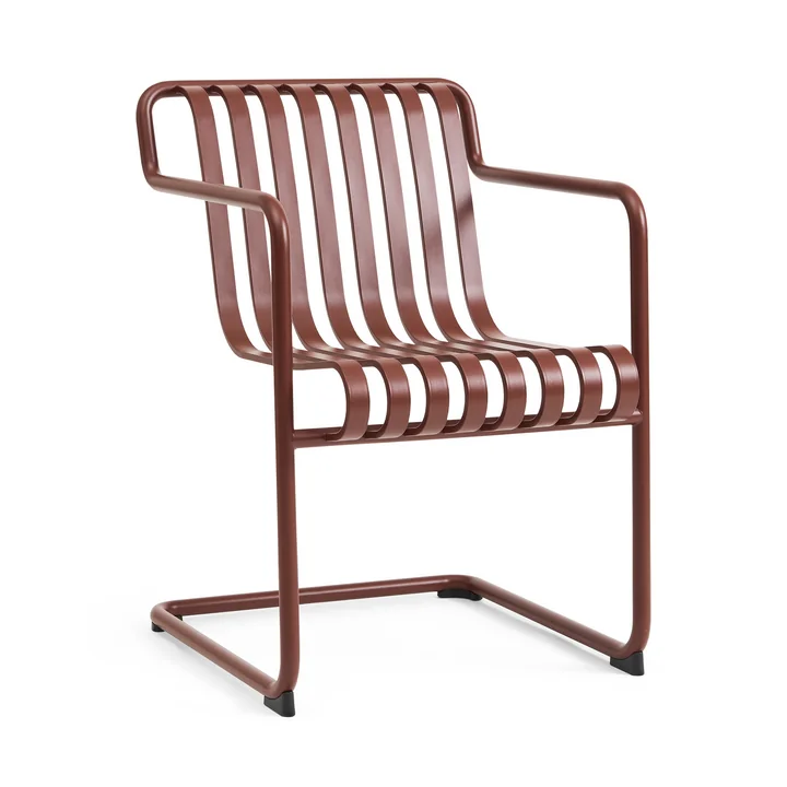 HAY - Palissade Cantilever Dining armchair, iron red