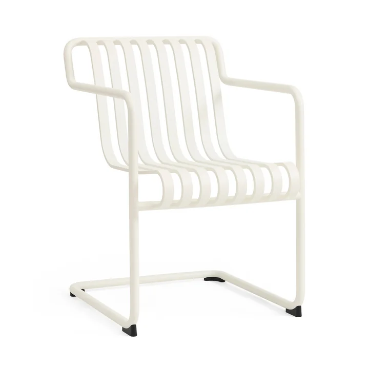 HAY - Palissade Cantilever Dining armchair, cream white