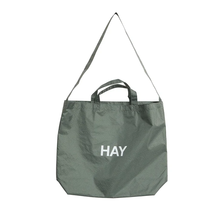 HAY - Grid Crossover Bag M, dark green