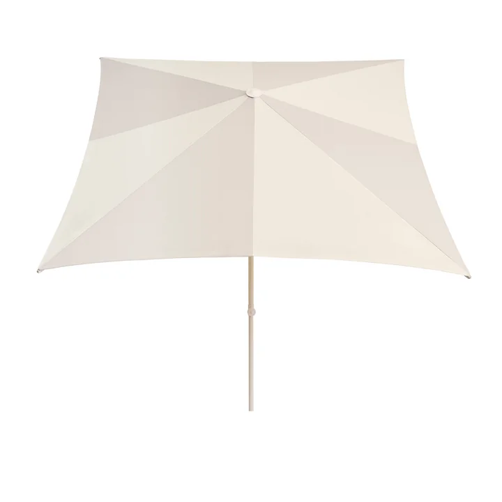 HAY - Terrazza Parasol, square, 240 x 240 cm, off-white / gray