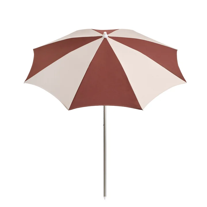 HAY - Terrazza Parasol, octagonal, Ø 200 cm, off-white / burgundy
