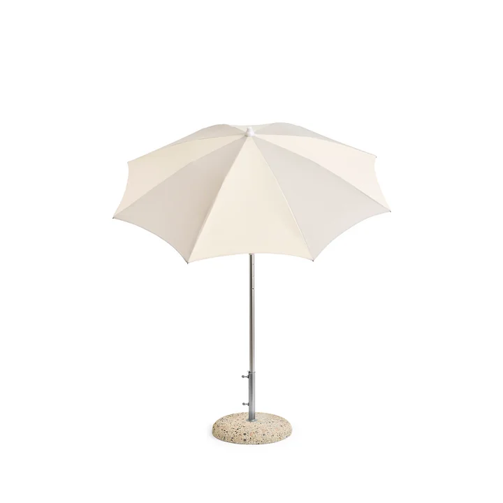 HAY - Terrazza Parasol, octagonal, Ø 200 cm, off-white / gray