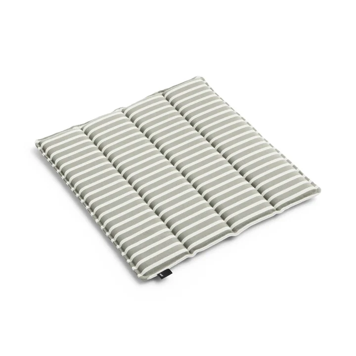 HAY - Terrazza Seat cushion, thick stripes, gray