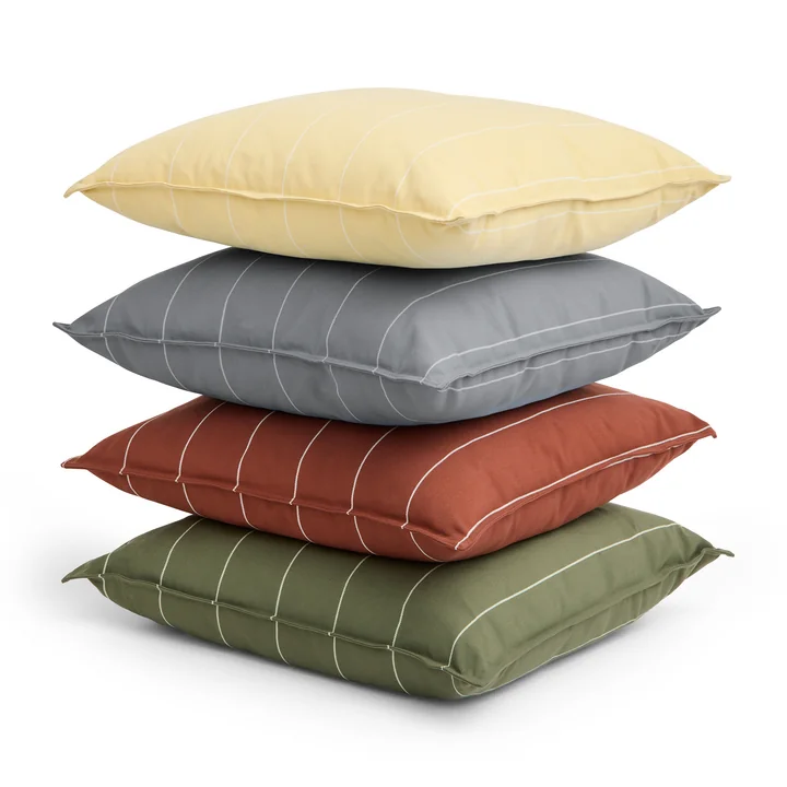 HAY - Terrazza Outdoor cushion, 60 x 60 cm, thin stripes