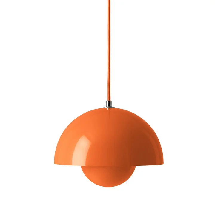 & Tradition - FlowerPot VP1 Pendant Light, zesty orange