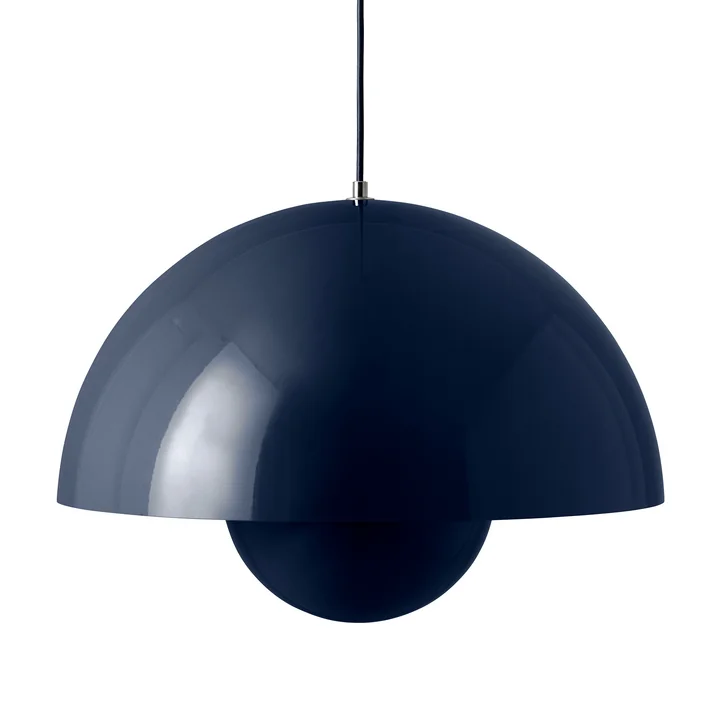 & Tradition - FlowerPot VP2 Pendant Light, Steel Blue