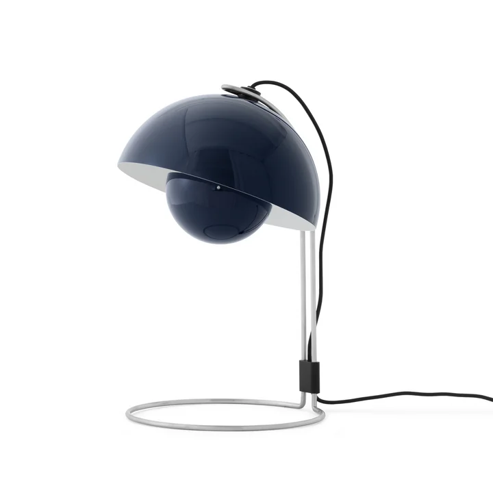 & Tradition - FlowerPot table lamp VP4, steel blue