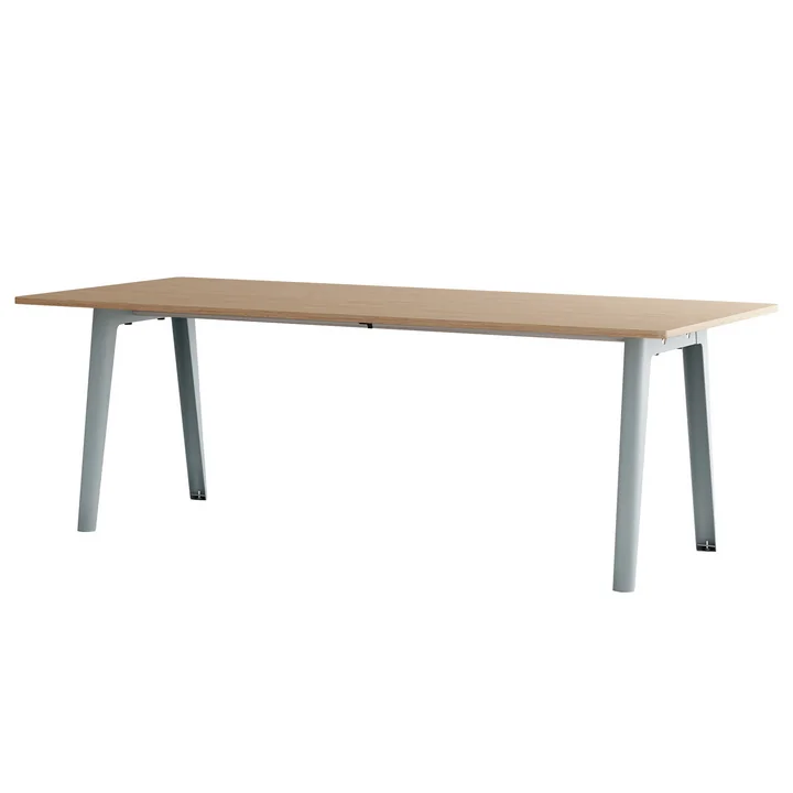 TipToe - NEW MODERN Dining table 95 x 220 cm, oak / pale blue