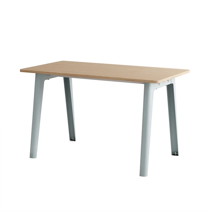 TipToe - NEW MODERN Desk, 75 x 130 cm, birch / pale blue